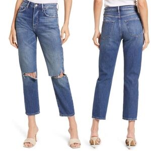 FRAME - Straight Jean distressed/ripped Size 32 NWT